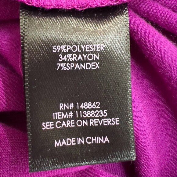 Torrid Plus Criss Cross Back High Neck Purple Dress - Picture 7 of 9